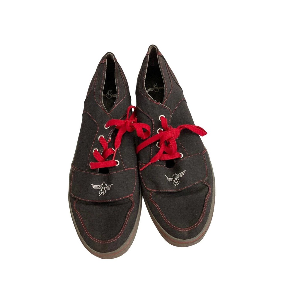 Creative Recreation Canvas Gray/ Black/Red Sneakers Shoes - Size 13
